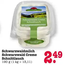 E-Center Schwarzwaldmilch schwarzwald creme schnittlauch Angebot