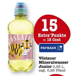 E-Center Vöslauer mineralwasser junior Angebot