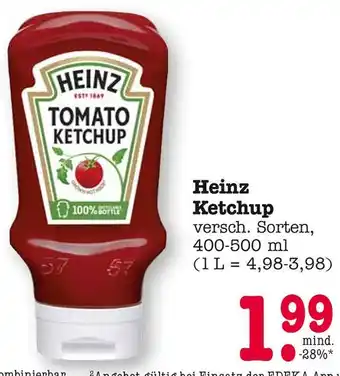 E-Center Heinz ketchup Angebot