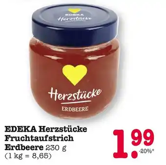 E-Center Edeka herzstücke fruchtaufstrich erdbeere Angebot