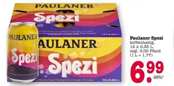 E-Center Paulaner spezi Angebot