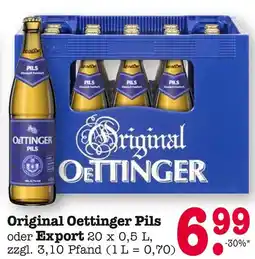 E-Center Oettinger original oettinger pils Angebot