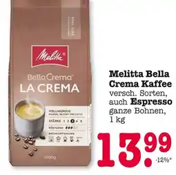 E-Center Melitta bella crema kaffee la crema Angebot