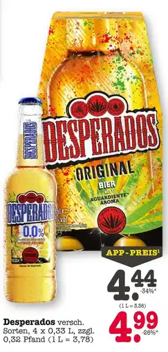 E-Center Desperados desperados versch. sorten Angebot