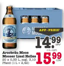 E-Center Arcobräu moos mooser liesl helles Angebot