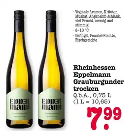 E-Center Eppelmann rheinhessen grauburgunder trocken Angebot