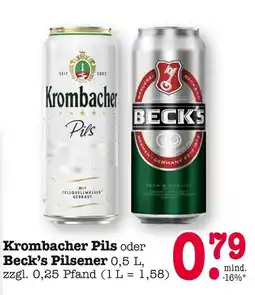 E-Center Krombacher krombacher pils Angebot