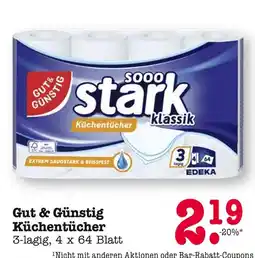 E-Center Gut & günstig küchentücher Angebot