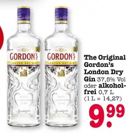 E-Center The original gordon’s london dry gin 37,5% vol Angebot