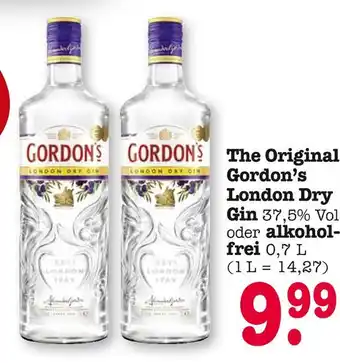 E-Center The original gordon’s london dry gin 37,5% vol Angebot