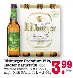 E-Center Bitburger premium pils Angebot