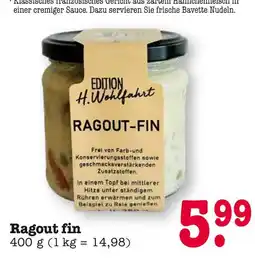 E-Center Edition h. wohlfahrt ragout fin Angebot