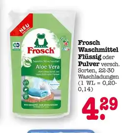 E-Center Frosch waschmittel flüssig Angebot