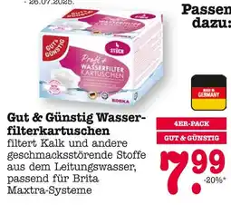 E-Center Gut & günstig wasserfilterkartuschen Angebot
