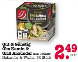 E-Center Gut & günstig öko kamin & grill anzünder Angebot