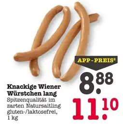E-Center Knackige wiener würstchen lang Angebot