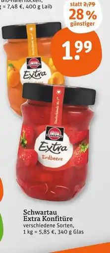 tegut Schwartau extra konfitüre Angebot