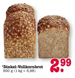 E-Center Dinkel-vollkornbrot Angebot