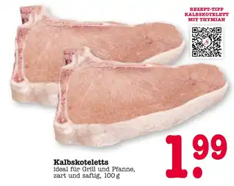 E-Center Kalbskoteletts Angebot