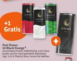 tegut 28 black drei dosen 28 black energy Angebot