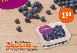 tegut Tegut... heidelbeeren Angebot
