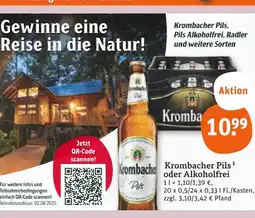 tegut Krombacher pils oder alkoholfrei Angebot