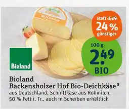 tegut Bioland backensholzer hof bio-deichkäse Angebot