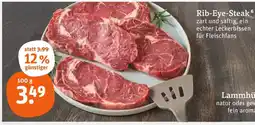 tegut Rib-eye-steak Angebot