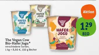 tegut The vegan cow bio-hafer jogu Angebot