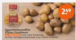 tegut Speisefrühkartoffeln pfälzer grumbeere Angebot