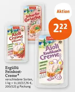 tegut Ergüllü feinkost-creme Angebot