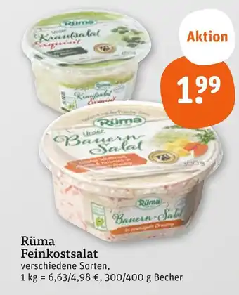tegut Rüma feinkostsalat Angebot