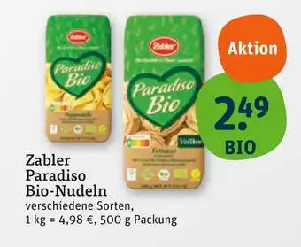 tegut Zabler paradiso bio-nudeln Angebot