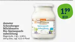 tegut Demeter schrozberger milchbauern bio-speisequarkzubereitung Angebot