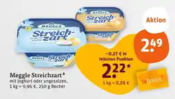 tegut Meggle streichzart mit joghurt Angebot