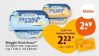 tegut Meggle streichzart mit joghurt Angebot