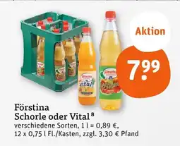 tegut Förstina schorle Angebot