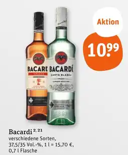 tegut Bacardi spiced Angebot