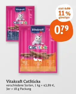 tegut Vitakraft catsticks Angebot