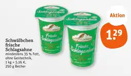 tegut Schwälbchen frische schlagsahne Angebot