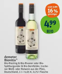 tegut Demeter biovitis Angebot