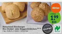 tegut Herzberger bio-dinkelbrötchen Angebot