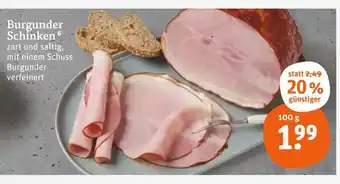 tegut Burgunder schinken Angebot