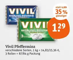 tegut Vivil pfefferminz Angebot