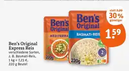 tegut Ben's original express reis Angebot