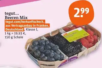 tegut Tegut... beeren mix Angebot