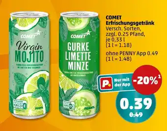 PENNY Comet erfrischungsgetränk Angebot