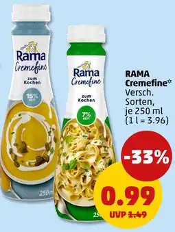 PENNY Rama cremfine Angebot