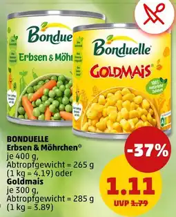 PENNY Bonduelle erbsen & möhrchen oder goldmais Angebot