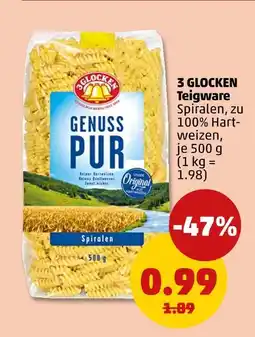 PENNY 3 glocken teigware spiralen Angebot
